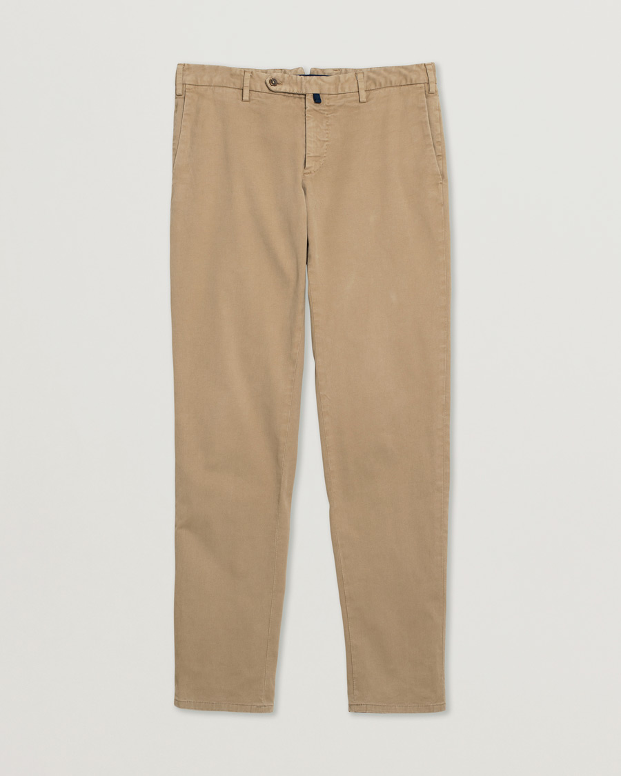 Homme | Incotex Slim Fit Comfort Chino Khaki | Pre-owned | Incotex Slim Fit Comfort Chino Khaki