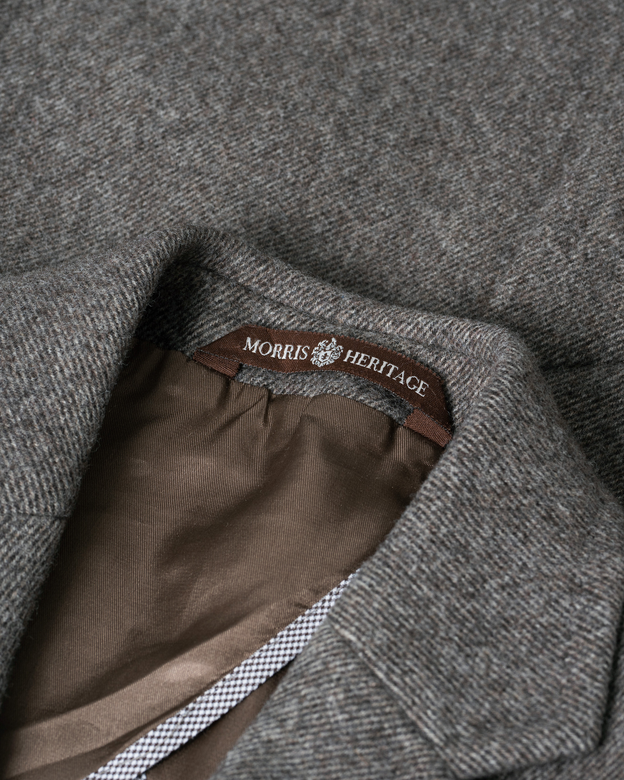 Homme | Morris Heritage George Double Face Coat Brown 46 | Pre-owned | Morris Heritage George Double Face Coat Brown 46