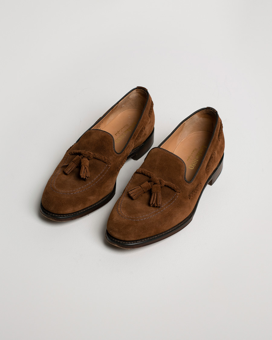 Homme | Loake 1880 MTO Temple Loafer Polo Suede | Pre-owned | Loake 1880 MTO Temple Loafer Polo Suede