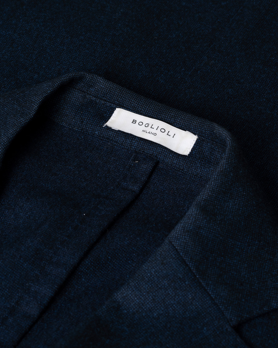 Homme | Boglioli Wool K Jacket Suit Dark Navy | Pre-owned | Boglioli Wool K Jacket Suit Dark Navy