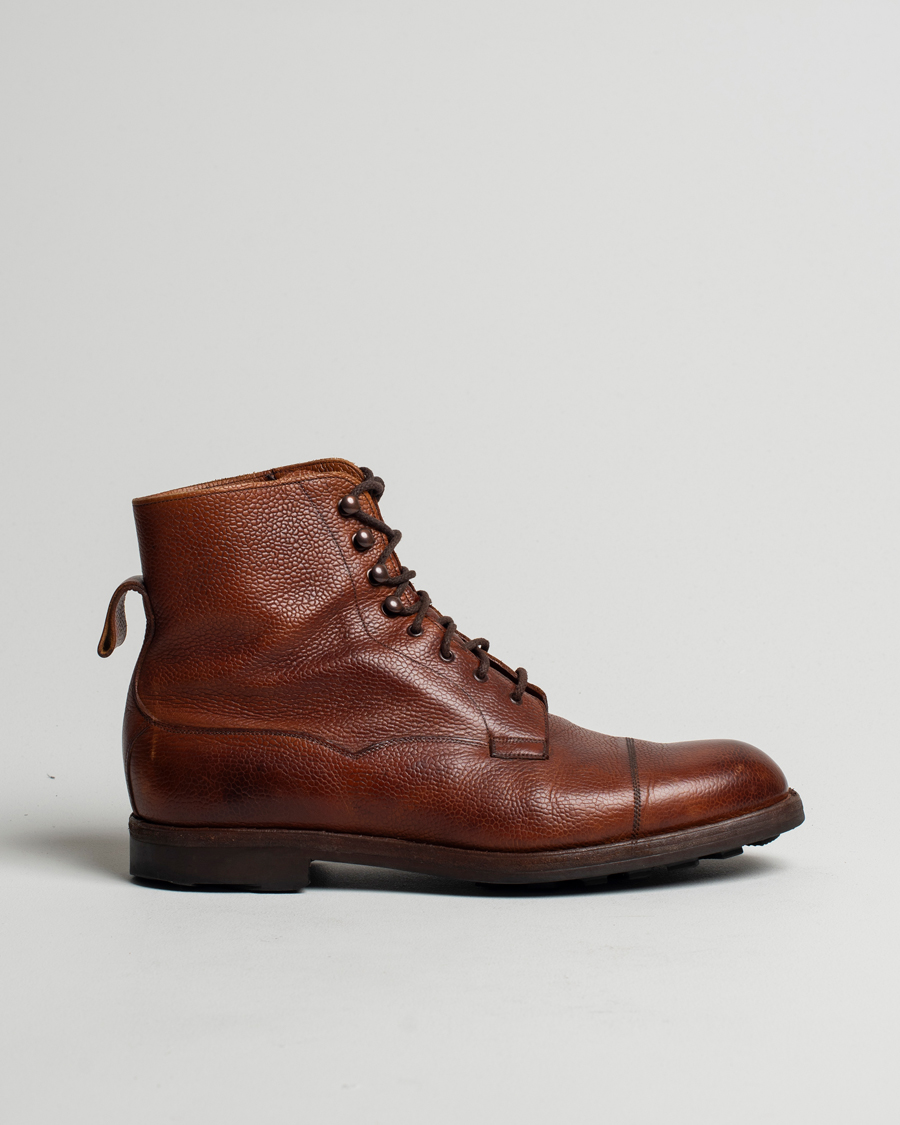 Homme | Edward Green Galway Ridgeway Boot Rosewood Country Calf | Pre-owned | Edward Green Galway Ridgeway Boot Rosewood Country Calf
