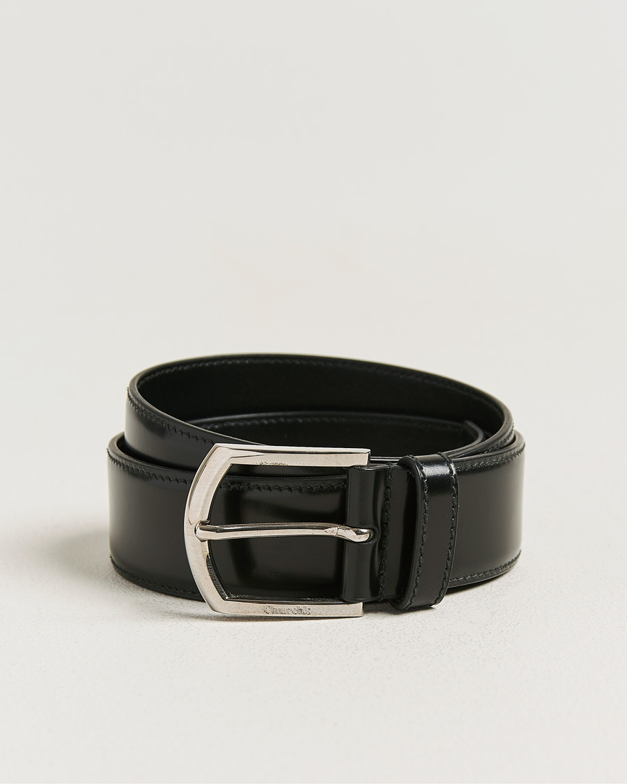 Homme | Pre-owned Accessoires | Pre-owned | Church's Polished Binder 3,5 cm Belt Black 95
