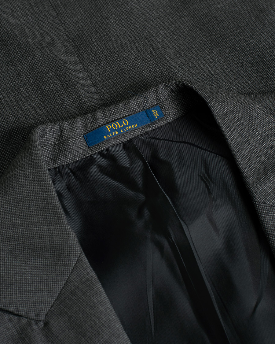 Homme | Costumes | Pre-owned | Polo Ralph Lauren Clothing Connery Peak Lapel Wool Suit Grey