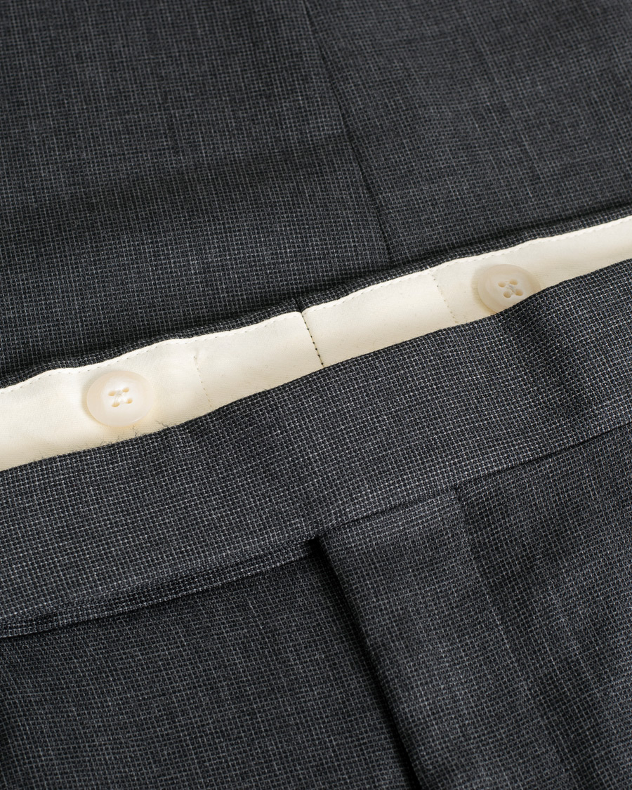 Homme | Polo Ralph Lauren Clothing Connery Peak Lapel Wool Suit Grey | Pre-owned | Polo Ralph Lauren Clothing Connery Peak Lapel Wool Suit Grey