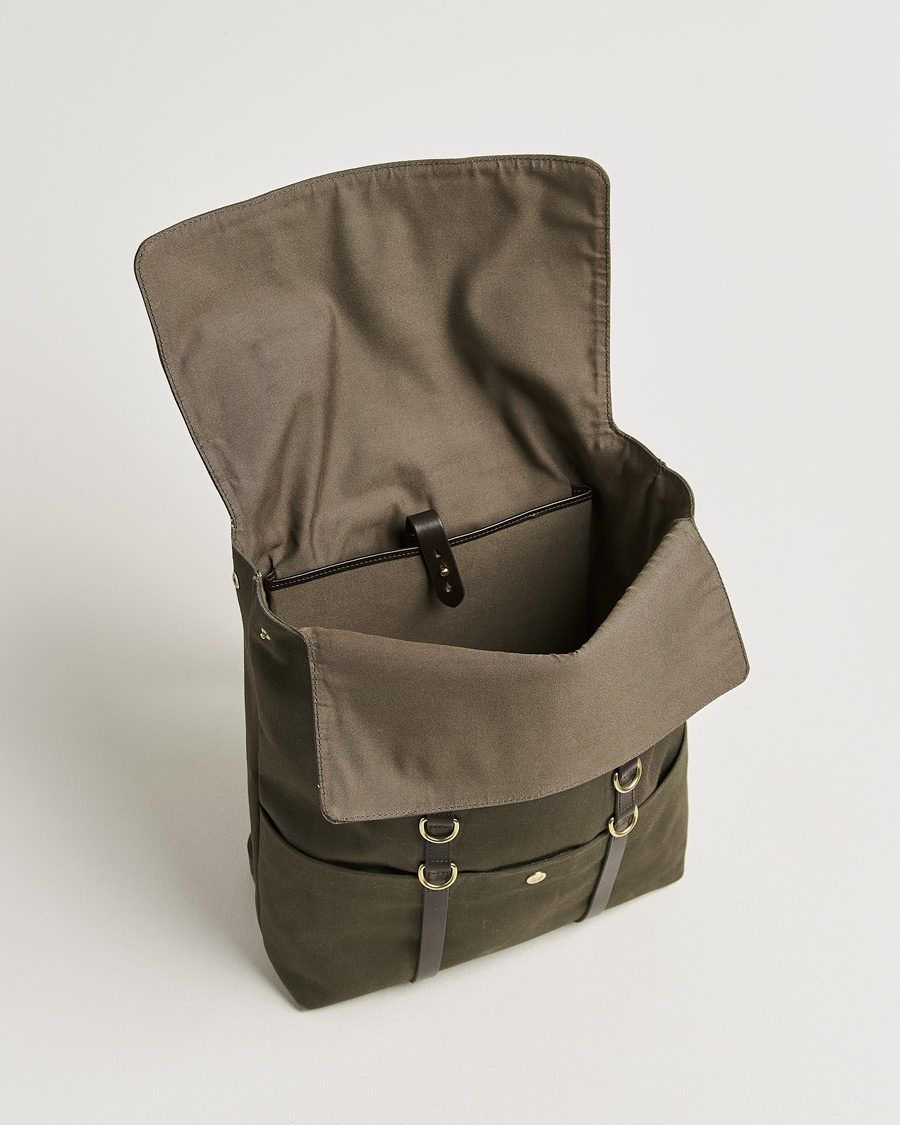 Homme | Pre-owned Accessoires | Pre-owned | Mismo M/S Nylon Backpack Army/Dark Brown