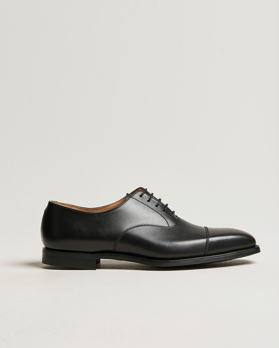 Homme | Pre-owned Chaussures cousues trépointe | Pre-owned | Crockett & Jones Hallam Oxford City Sole E Black Calf UK6 - EU40
