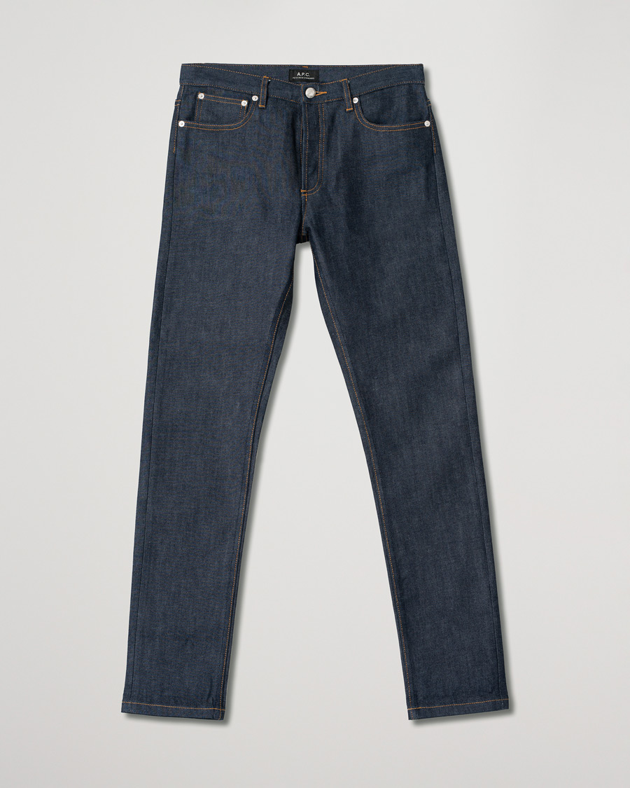 Homme | Jeans | Pre-owned | A.P.C. Petit New Standard Stretch Jeans Dark Indigo