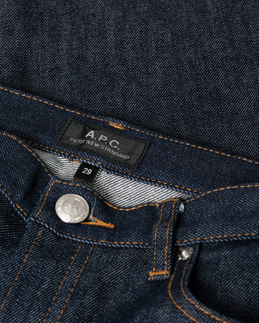 Homme | Jeans | Pre-owned | A.P.C. Petit New Standard Stretch Jeans Dark Indigo