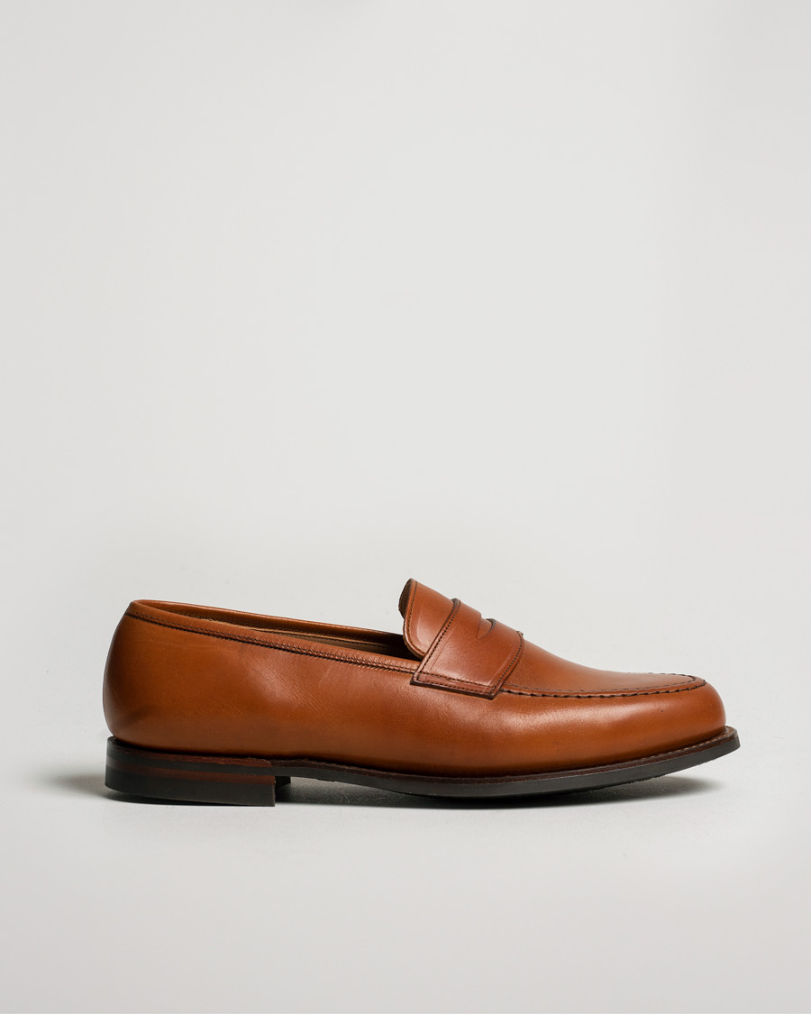 Homme | Crockett & Jones Boston City Sole Congac Calf | Pre-owned | Crockett & Jones Boston City Sole Congac Calf
