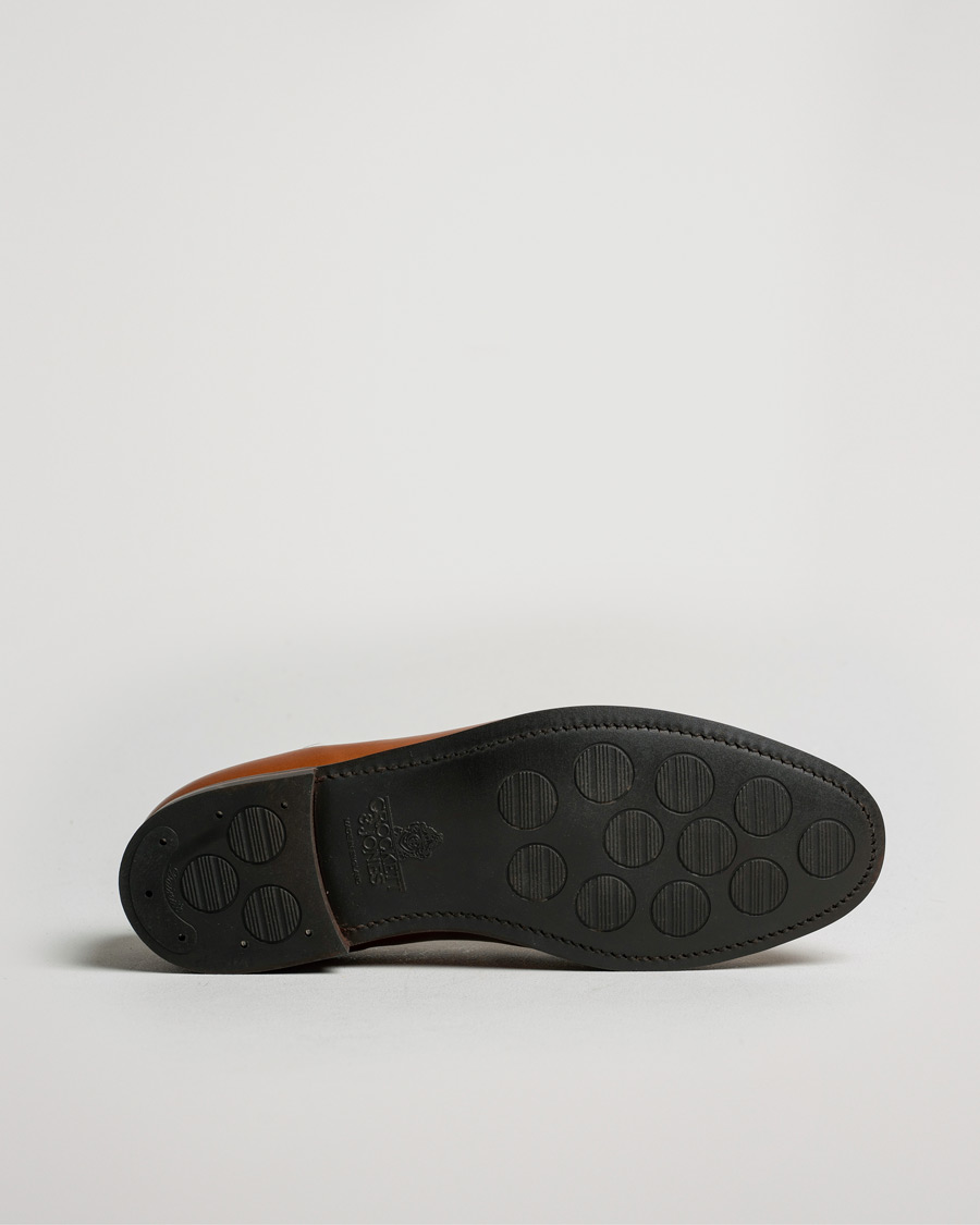 Homme | Crockett & Jones Boston City Sole Congac Calf | Pre-owned | Crockett & Jones Boston City Sole Congac Calf