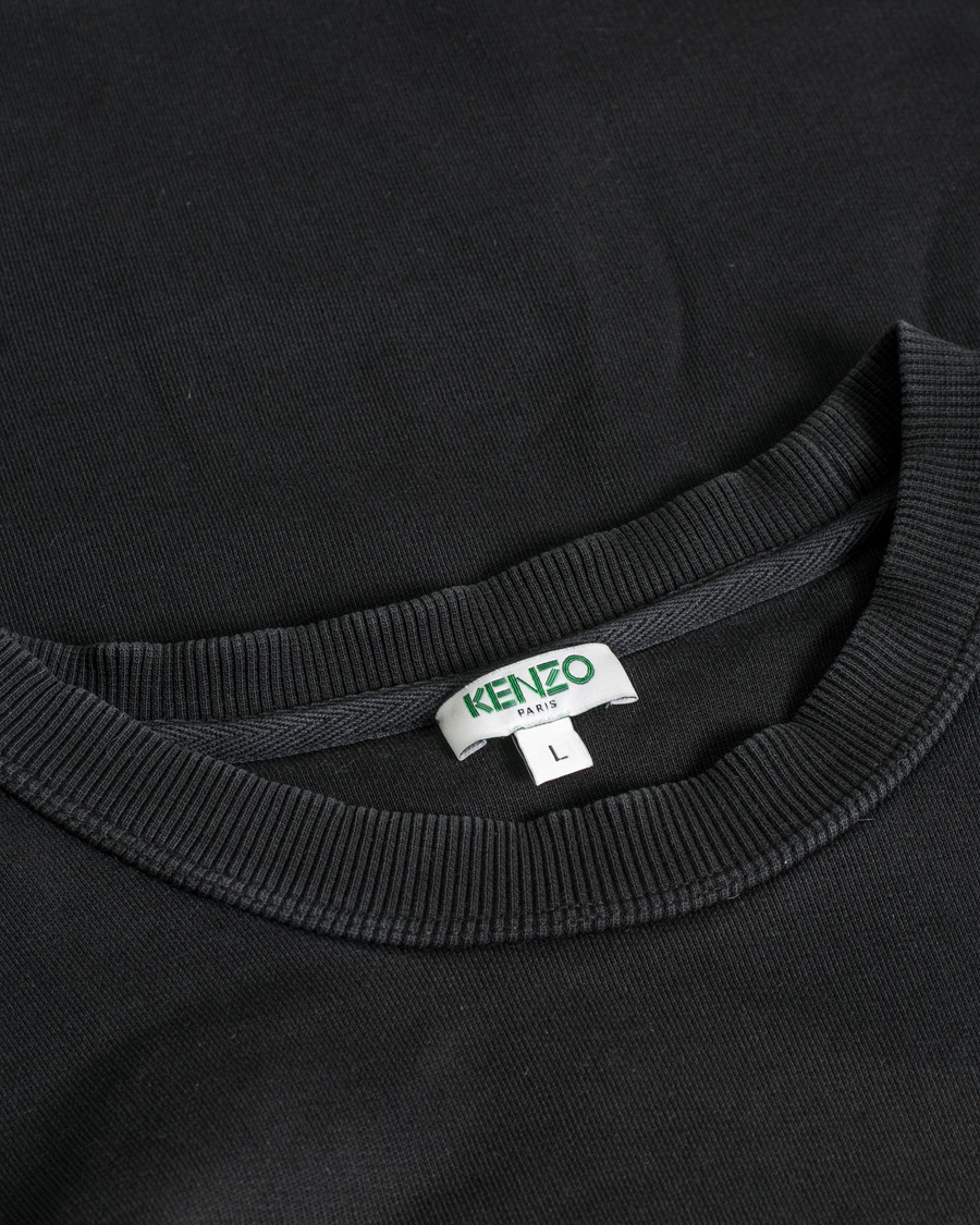 Homme | Kenzo Paris Sweatshirt Black | Pre-owned | Kenzo Paris Sweatshirt Black