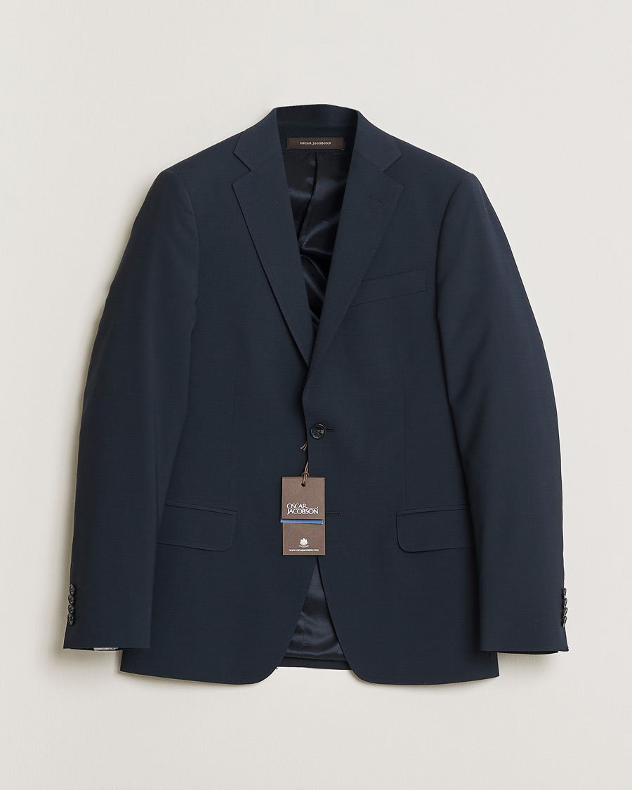 Homme | Pre-owned Blazers | Pre-owned | Oscar Jacobson Edmund Wool Blazer Navy 46