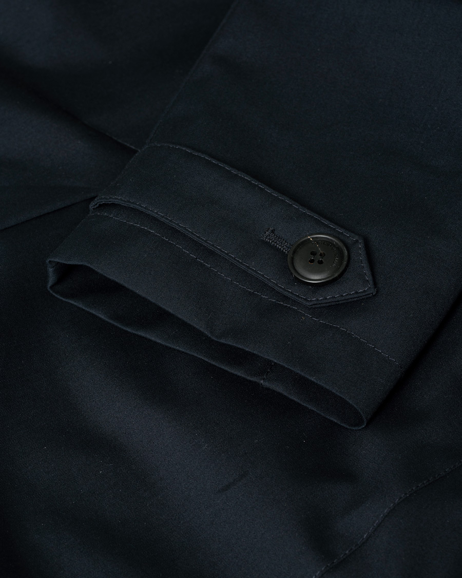 Homme | Emporio Armani Trenchcoat Navy | Pre-owned | Emporio Armani Trenchcoat Navy