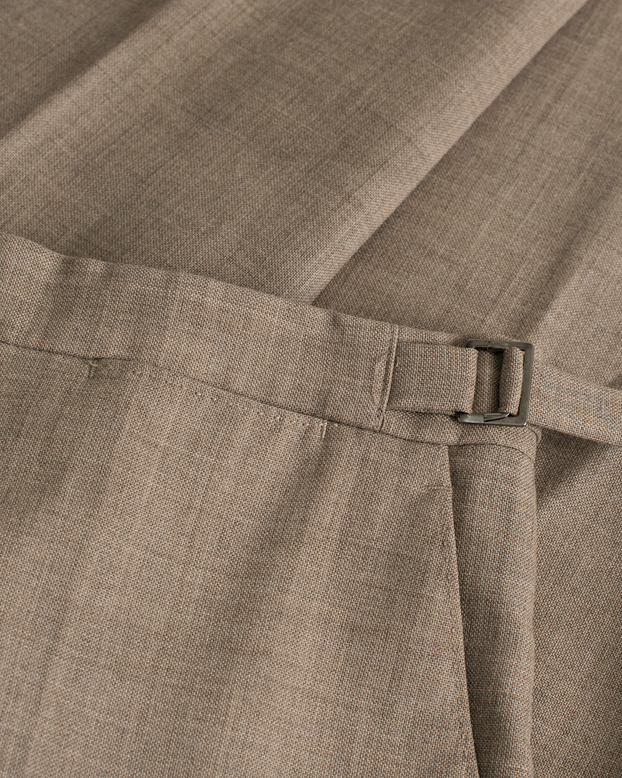 Homme | Costumes | Pre-owned | Berg&Berg Dan Wool Suit Taupe Melange 50