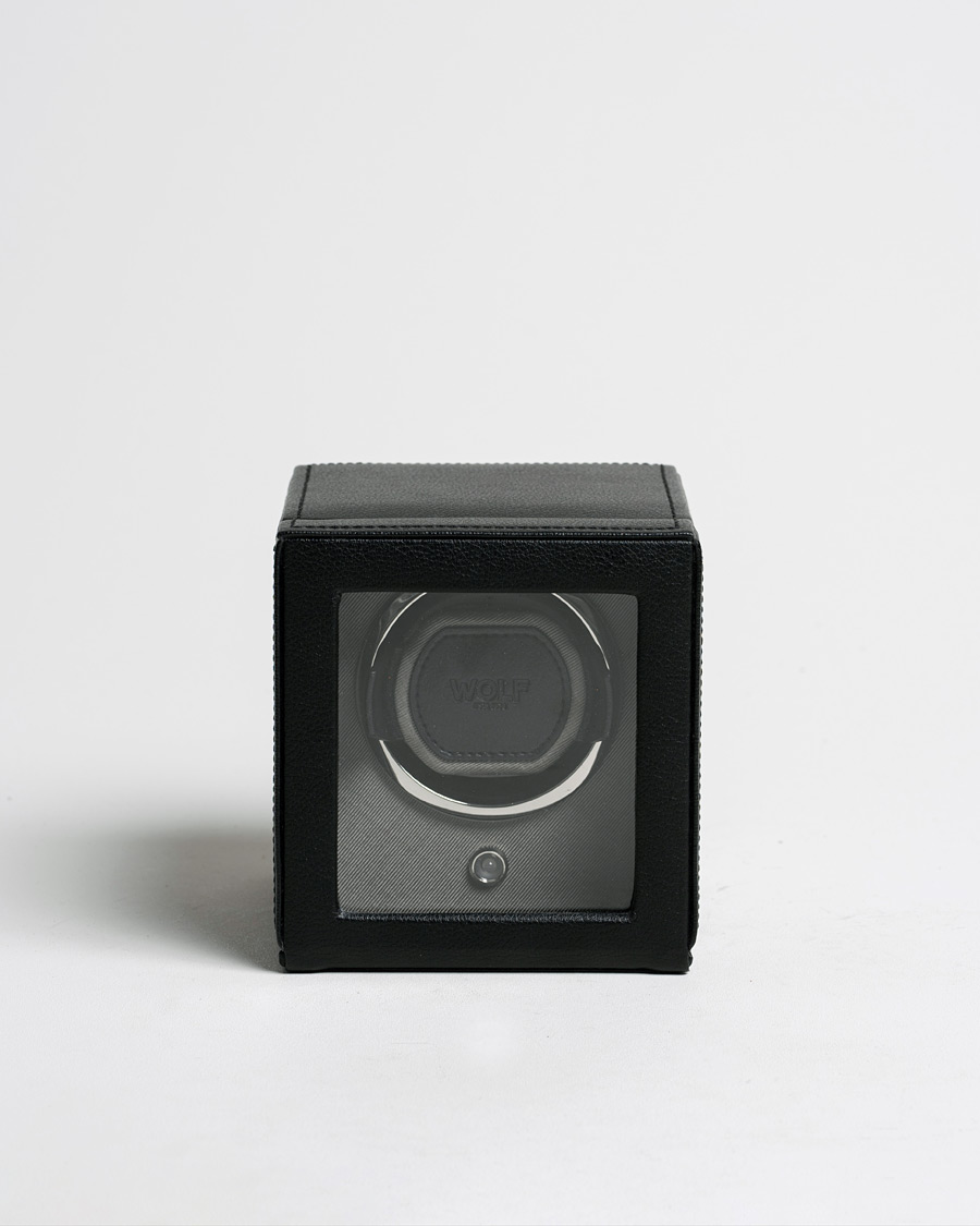 Homme | WOLF Cub Single Winder With Cover Black | Pre-owned | WOLF Cub Single Winder With Cover Black