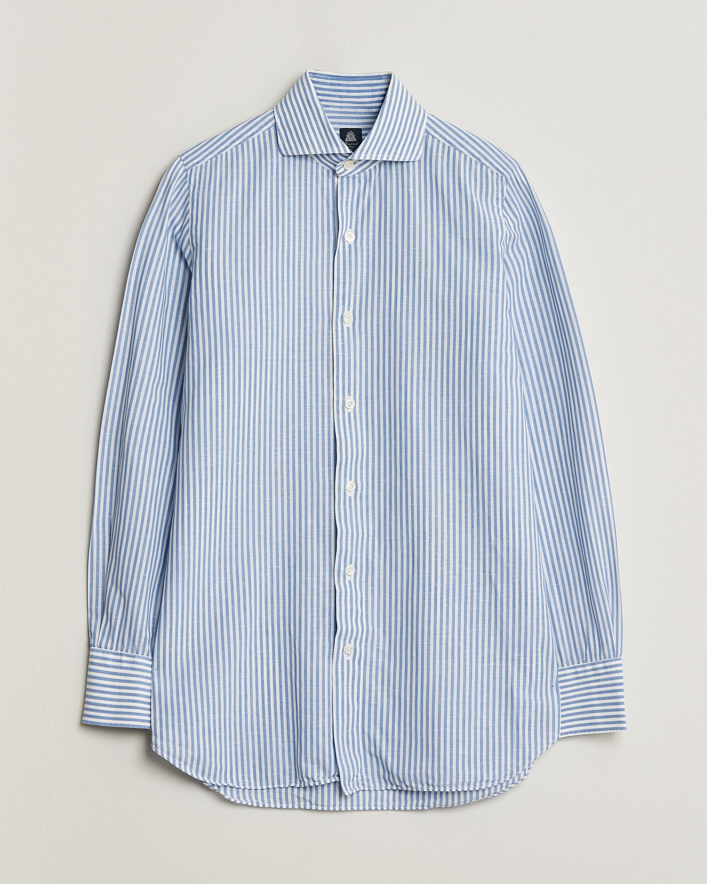 Homme | Pre-owned Chemises | Pre-owned | Finamore Napoli Slim Fit Shirt Blue Stripe 38 - S