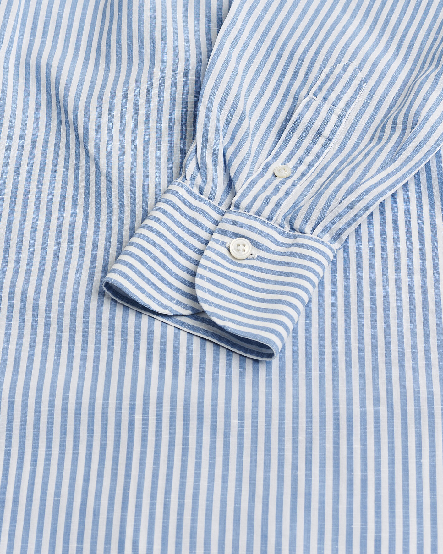 Homme | Pre-owned Chemises | Pre-owned | Finamore Napoli Slim Fit Shirt Blue Stripe 38 - S