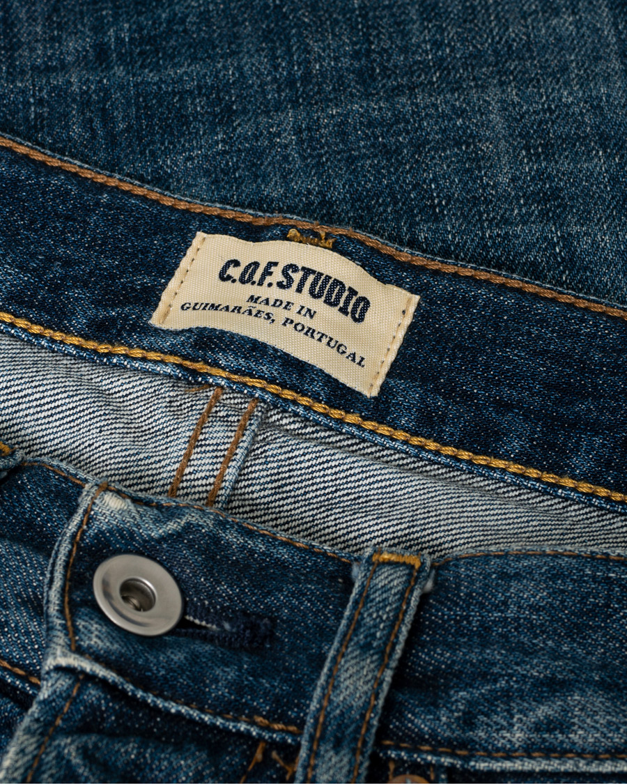 Homme | C.O.F. Studio M3 Regular Tapered Fit Selvedge Jeans Classic Worn W29 | Pre-owned | C.O.F. Studio M3 Regular Tapered Fit Selvedge Jeans Classic Worn W29