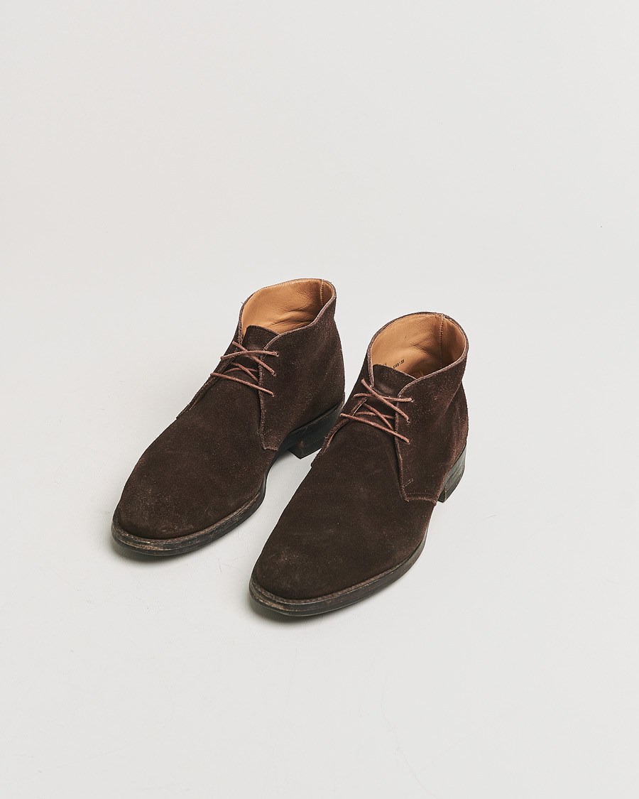 Homme | Crockett & Jones Chiltern Dainite Chukka Boot Brown Suede UK7,5 - EU41,5 | Pre-owned | Crockett & Jones Chiltern Dainite Chukka Boot Brown Suede UK7,5 - EU41,5