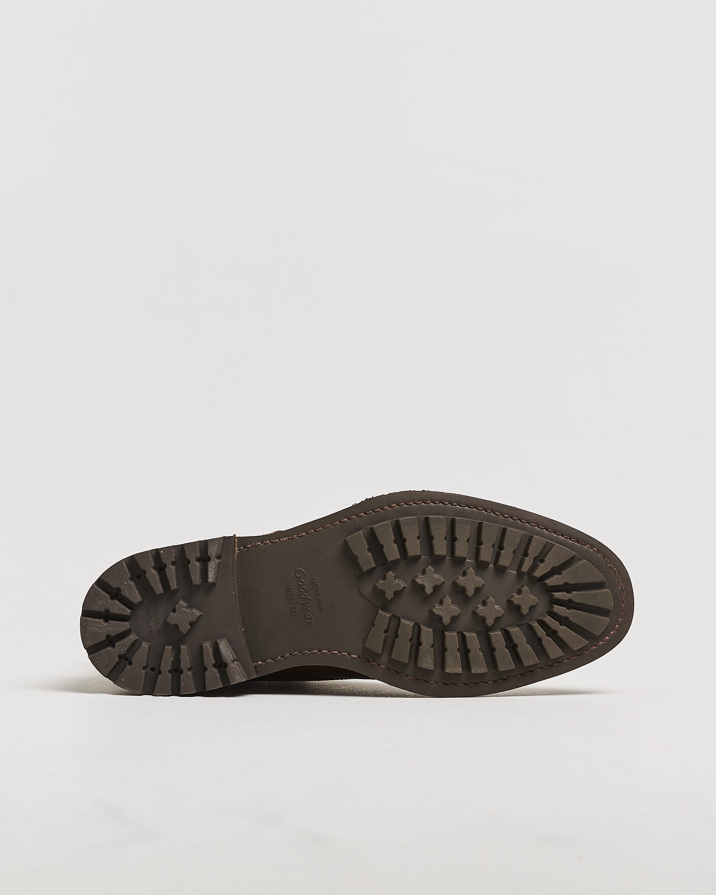 Homme | Pre-owned Chaussures cousues trépointe | Pre-owned | Loake 1880 Sedbergh Derby Boot Brown Grain Calf UK9 - EU43