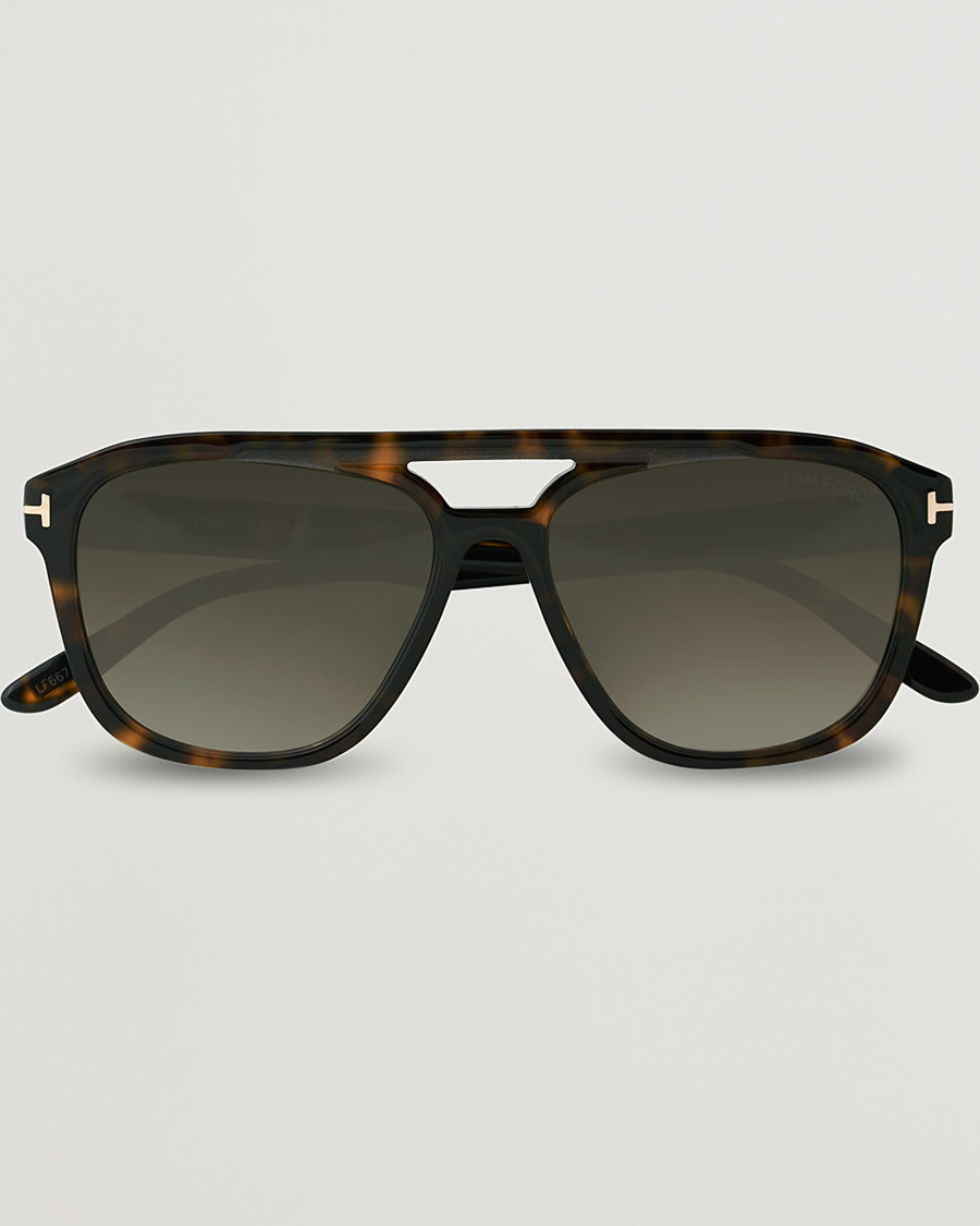 Homme | Tom Ford Gerrard FT0776 Sunglasses Havana/Gradient | Pre-owned | Tom Ford Gerrard FT0776 Sunglasses Havana/Gradient