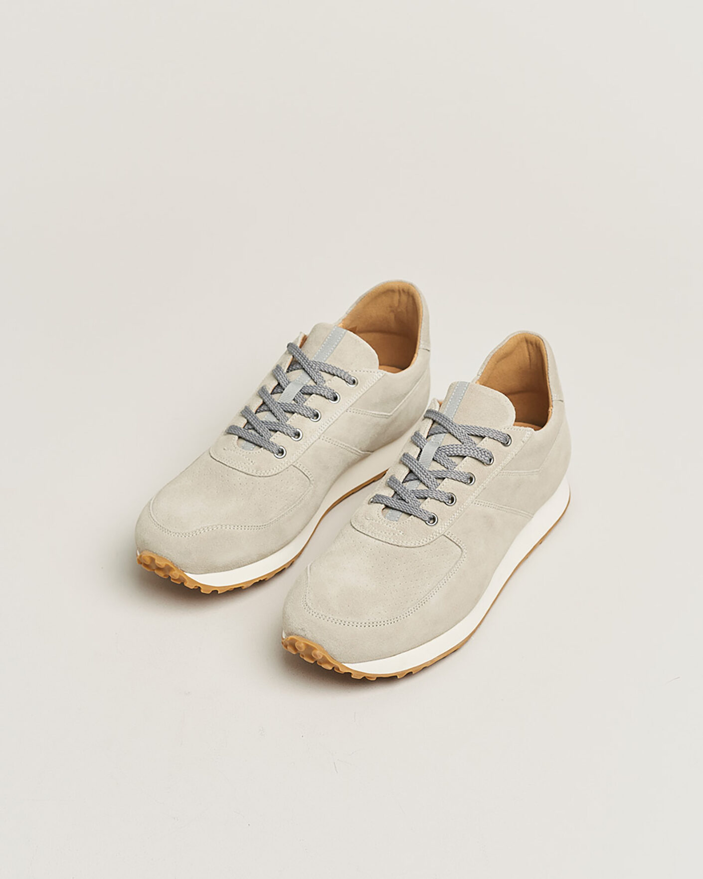 Homme | Pre-owned Chaussures | Pre-owned | C.QP Stride Suede Running Sneaker Ghost
