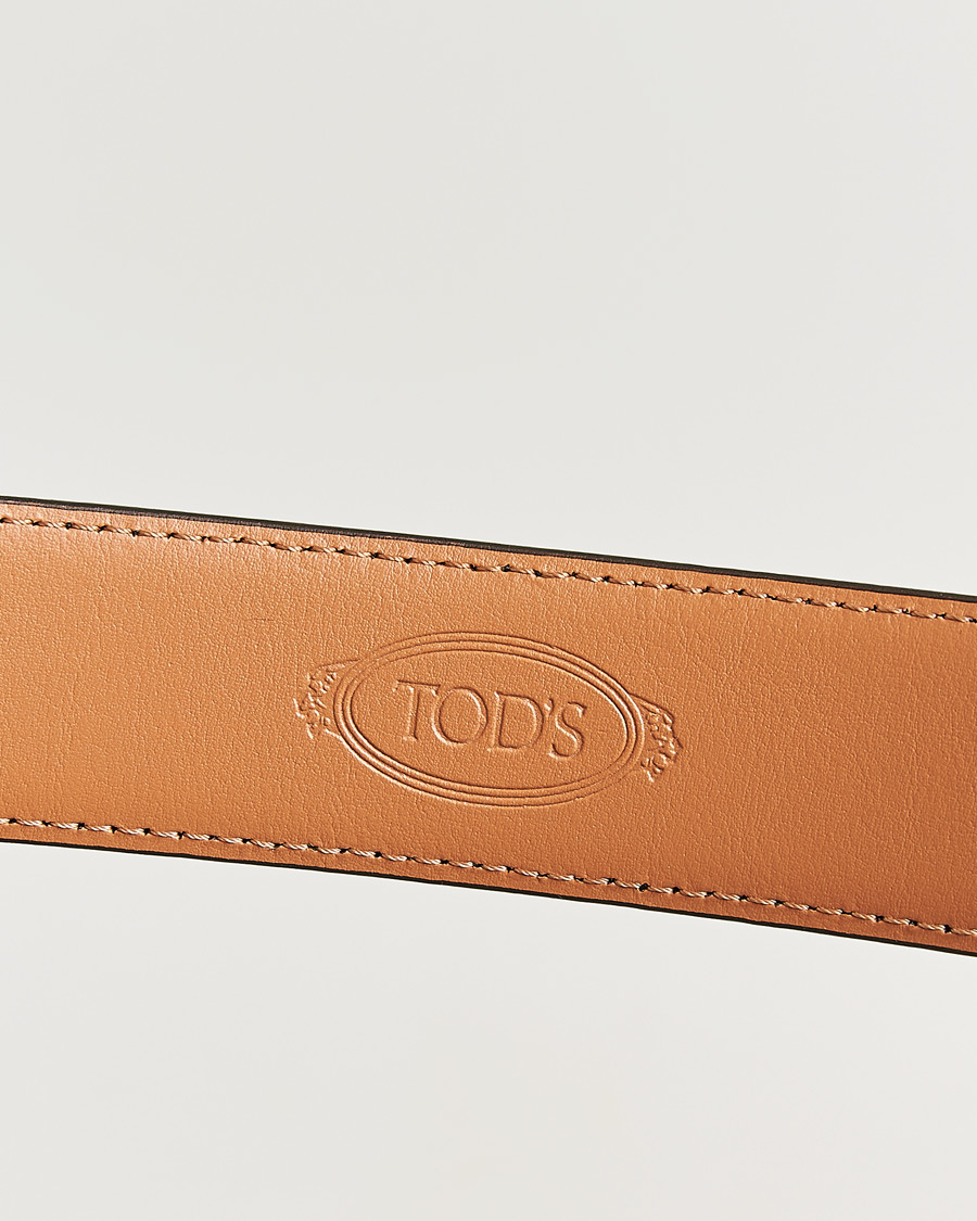 Homme | Pre-owned Accessoires | Pre-owned | Tod's Suede 3,5 cm Belt Brown 95