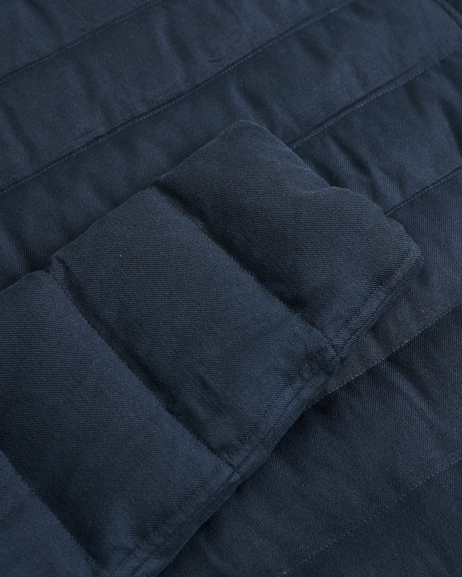 Homme | Herno Flannel Down Jacket Navy 52 | Pre-owned | Herno Flannel Down Jacket Navy 52