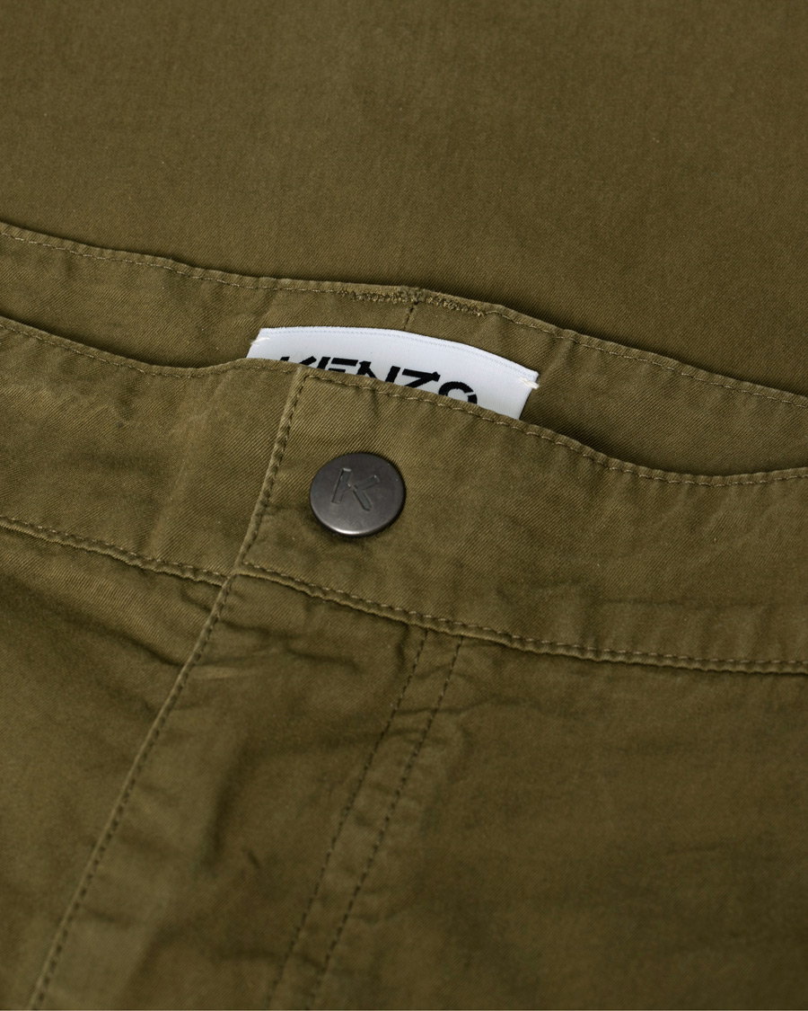 Homme | Pantalons | Pre-owned | KENZO Utilitarian Cargo Trousers Green W32