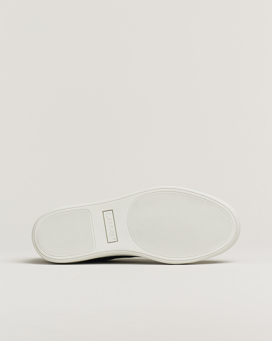 Homme | Lanvin DBB1 Patent Cap Toe Sneaker Black | Pre-owned | Lanvin DBB1 Patent Cap Toe Sneaker Black