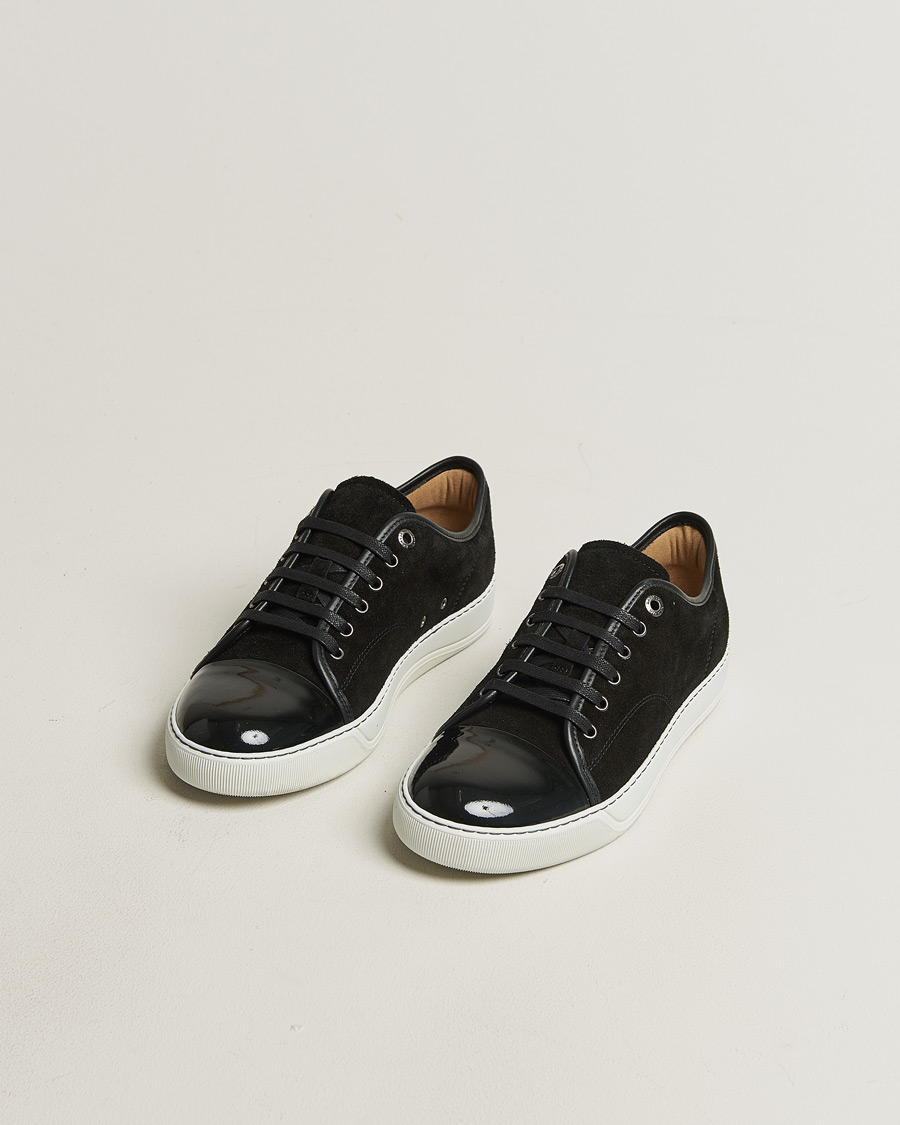 Homme | Pre-owned Chaussures | Pre-owned | Lanvin DBB1 Patent Cap Toe Sneaker Black UK7 - EU41