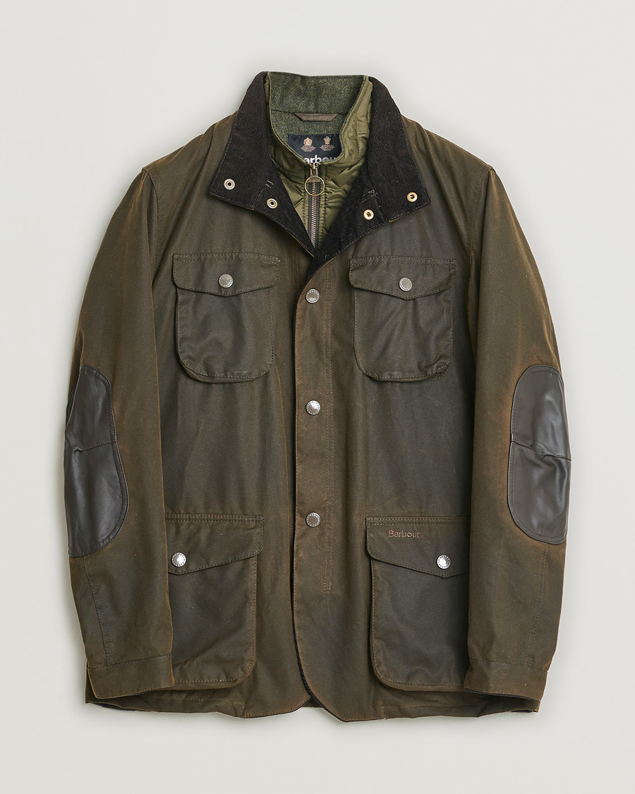 Homme | Manteaux Et Vestes | Pre-owned | Barbour Lifestyle Ogston Waxed Jacket Olive