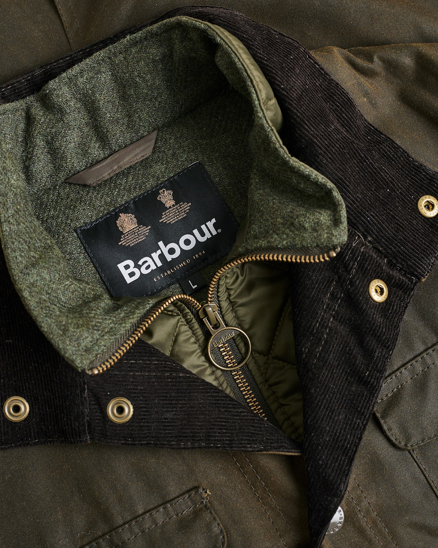 Homme | Manteaux Et Vestes | Pre-owned | Barbour Lifestyle Ogston Waxed Jacket Olive