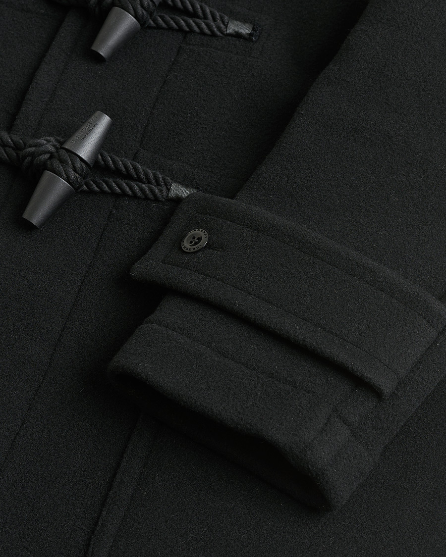 Homme | Pre-owned Manteaux Et Vestes | Pre-owned | Burberry Wool Duffle Coat Black 50