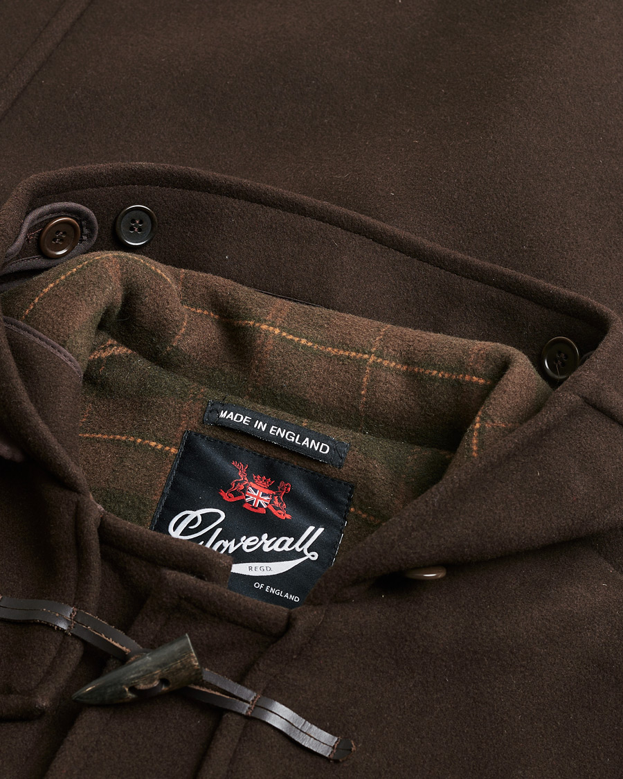 Homme | Gloverall Morris Duffle Coat Brown 46 | Pre-owned | Gloverall Morris Duffle Coat Brown 46