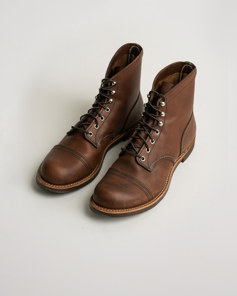 Homme | Red Wing Shoes Iron Ranger Boot Amber Harness | Pre-owned | Red Wing Shoes Iron Ranger Boot Amber Harness
