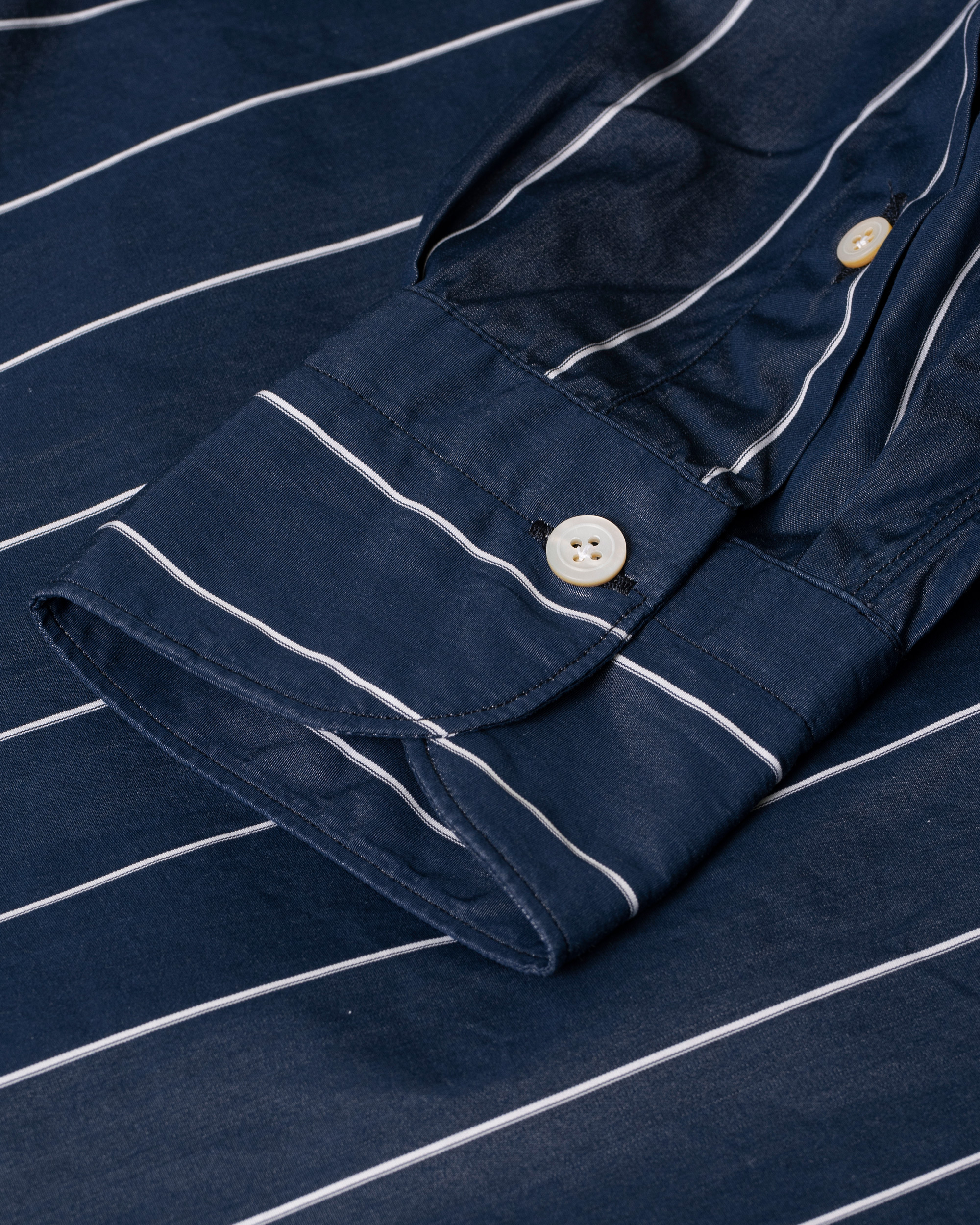 Homme | Chemises | Pre-owned | Finamore Napoli Tokyo Vintage Cotton Shirt Navy 39 - M