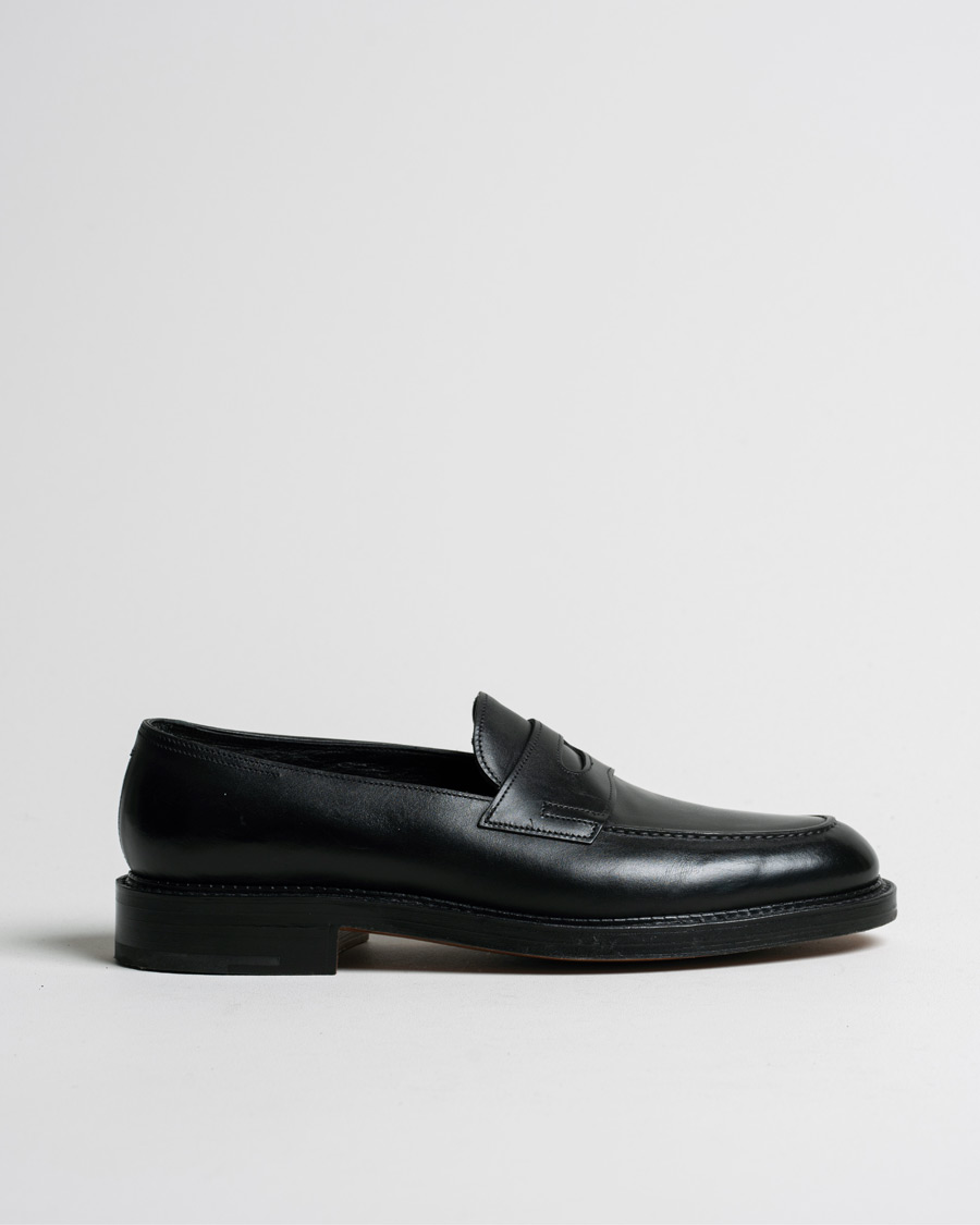 Homme | John Lobb Lopez New Standard Penny Loafer Black Calf UK8,5 - EU42,5 | Pre-owned | John Lobb Lopez New Standard Penny Loafer Black Calf UK8,5 - EU42,5