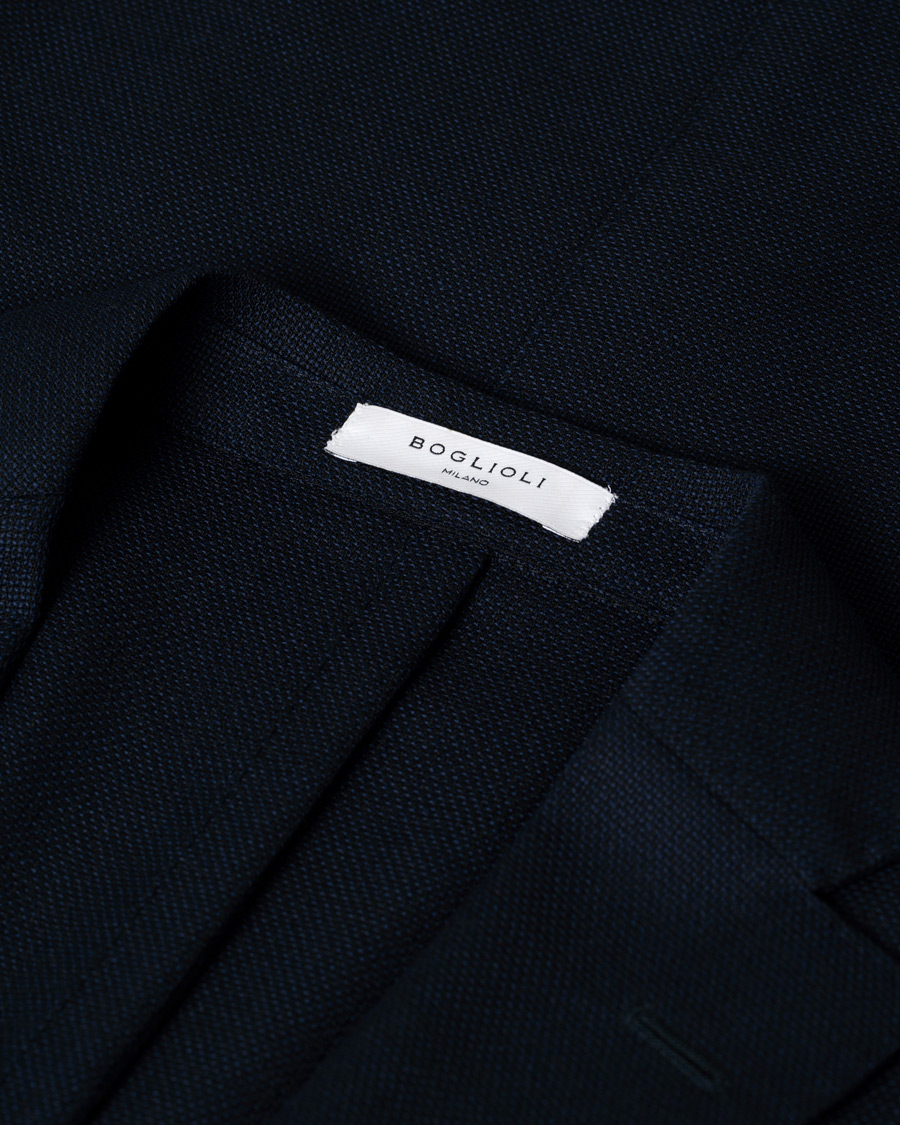 Homme | Blazers | Pre-owned | Boglioli K Jacket Wool Hopsack Blazer Navy
