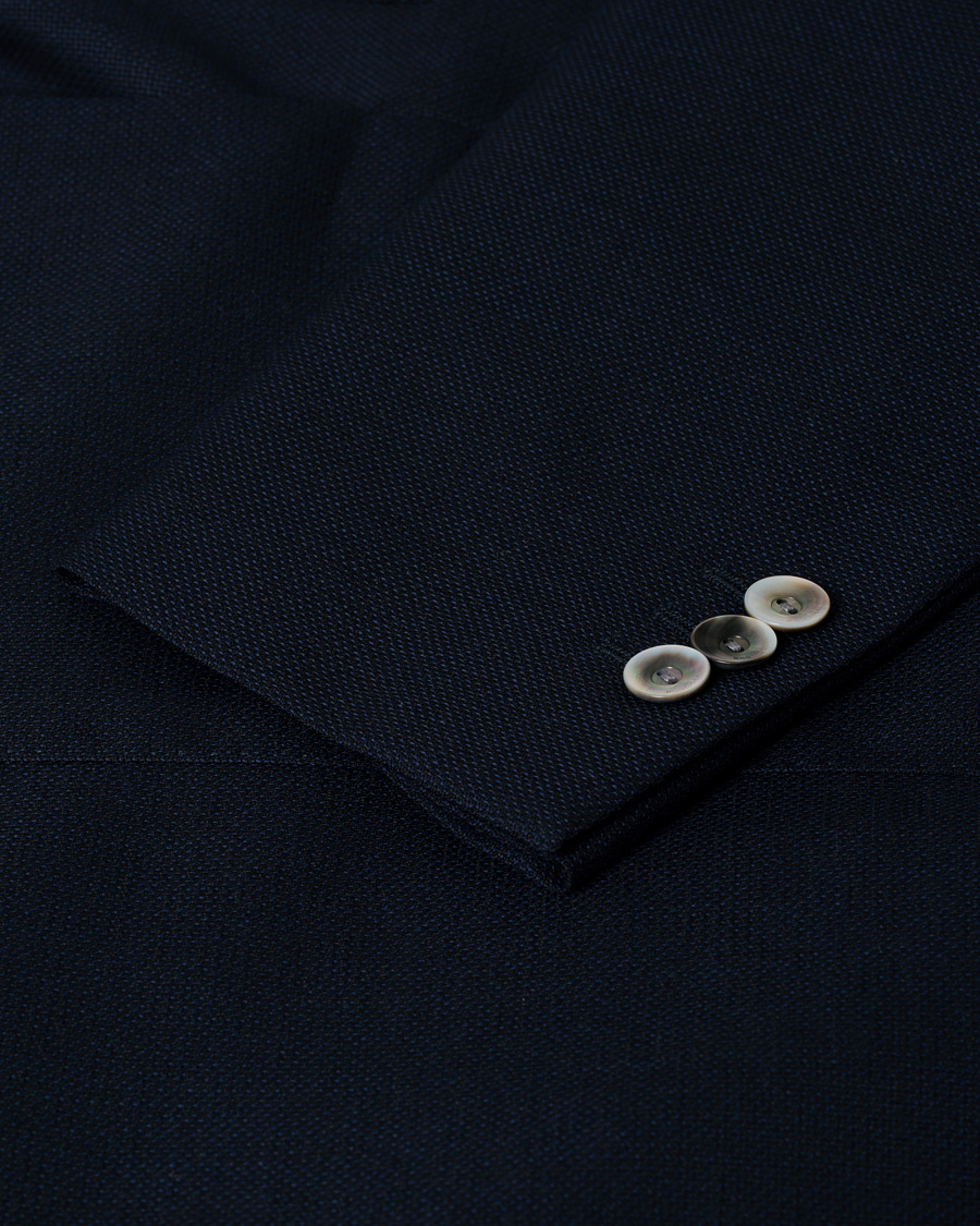 Homme | Blazers | Pre-owned | Boglioli K Jacket Wool Hopsack Blazer Navy