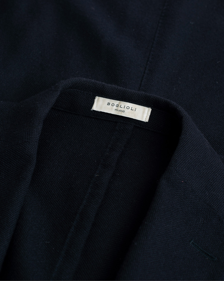 Homme | Blazers | Pre-owned | Boglioli K Jacket Wool Hopsack Blazer Navy