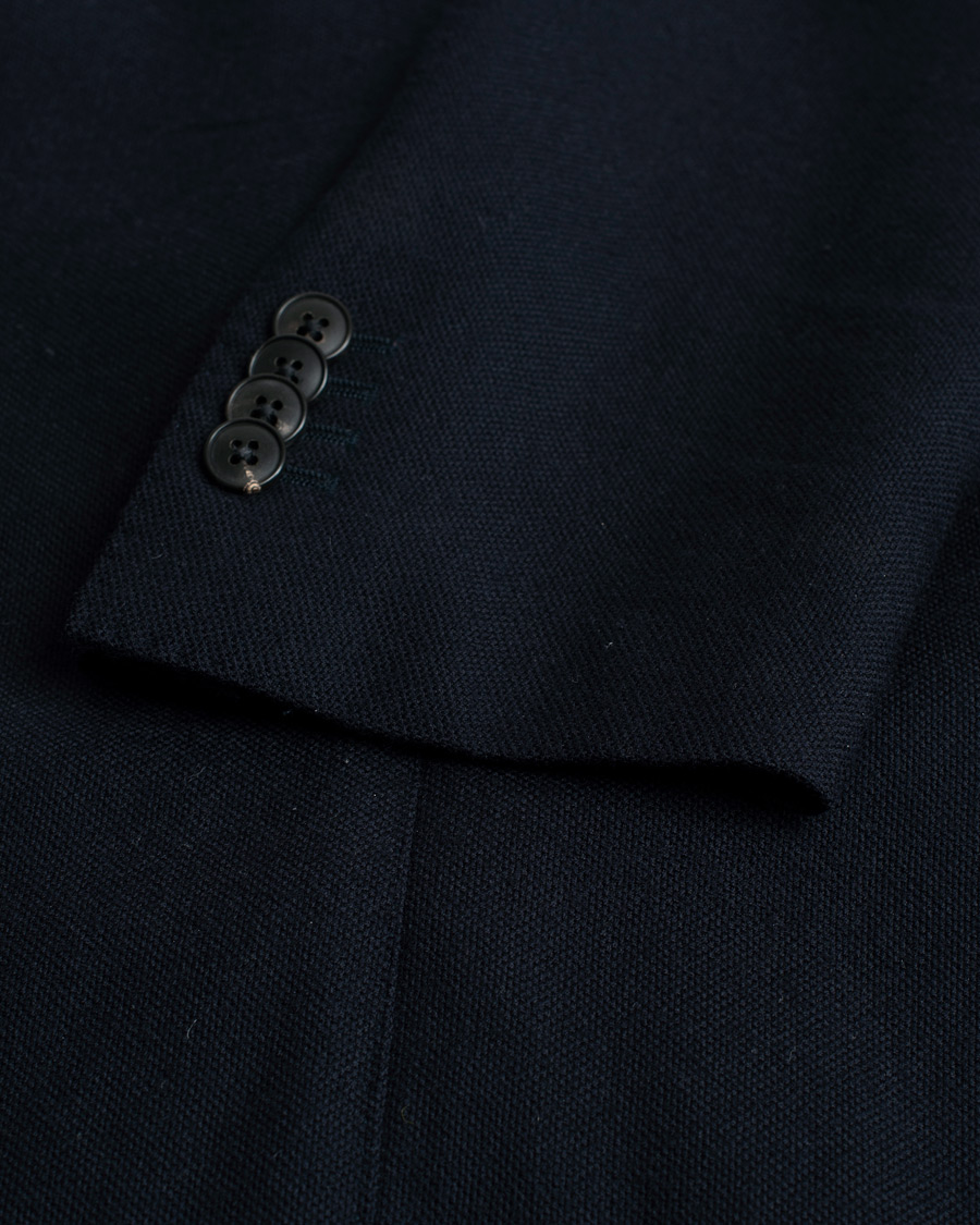 Homme | Blazers | Pre-owned | Boglioli K Jacket Wool Hopsack Blazer Navy