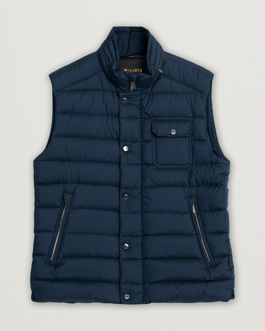 Homme | Manteaux Et Vestes | Pre-owned | MooRER Morfeo Down Vest Navy 52