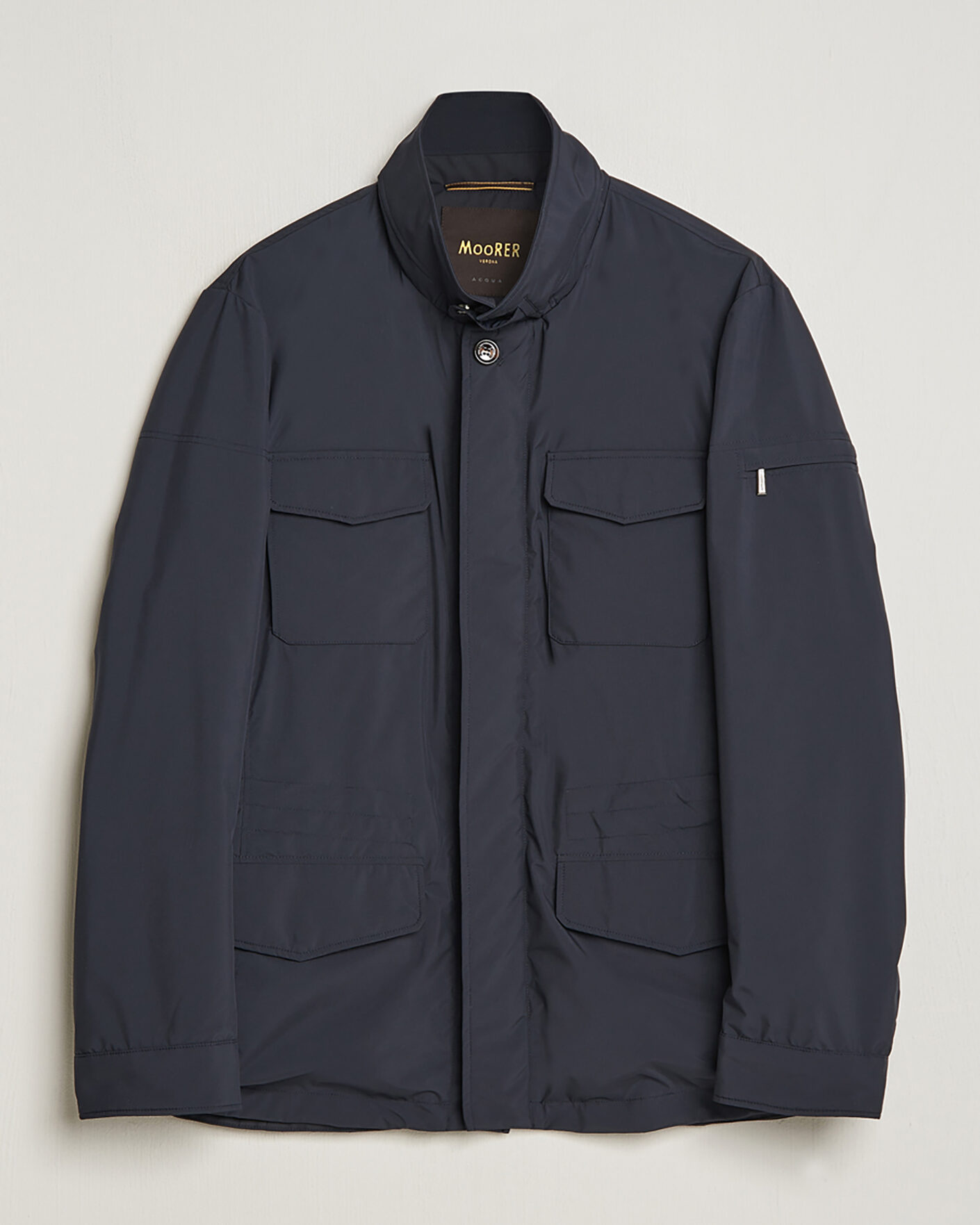 Homme | Pre-owned Manteaux Et Vestes | Pre-owned | MooRER Waterproof Nylon Field Jacket Navy 50