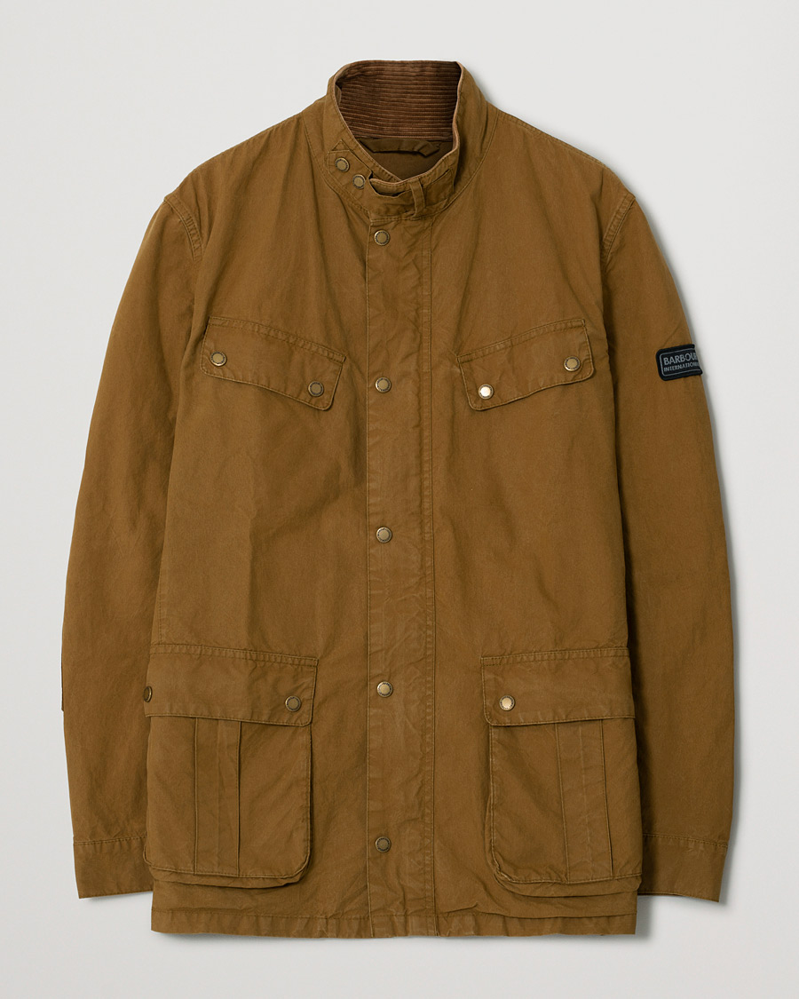 Homme | Manteaux Et Vestes | Pre-owned | Barbour International Summer Wash Duke Casual Jacket Khaki Sand L