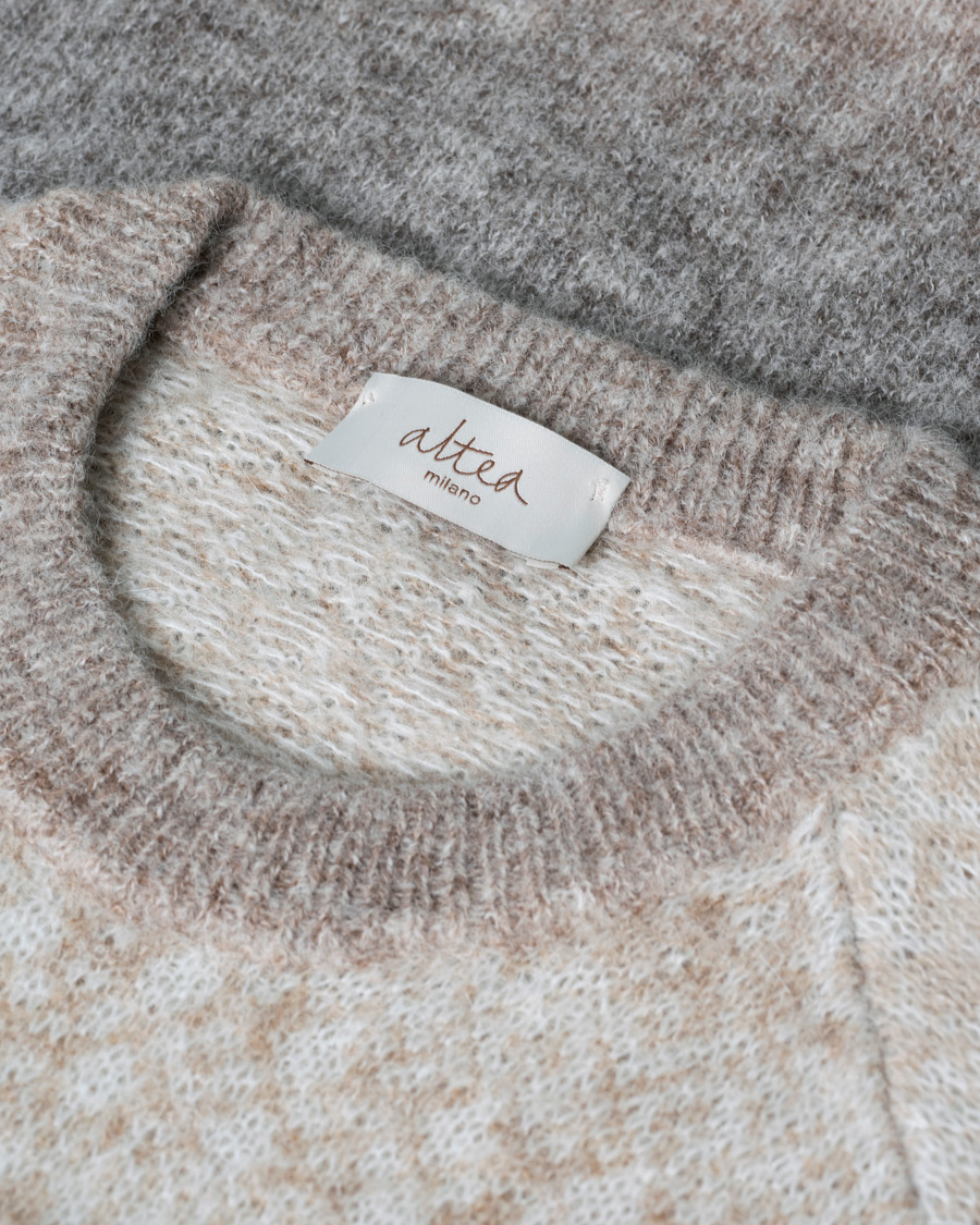 Homme | Pulls Et Tricots | Pre-owned | Altea Norwegian Jacquard Alpaca Sweater Beige