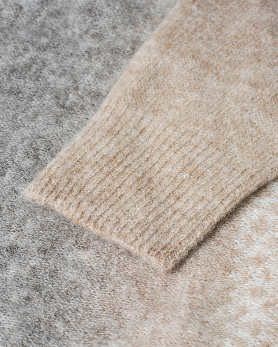 Homme | Pulls Et Tricots | Pre-owned | Altea Norwegian Jacquard Alpaca Sweater Beige