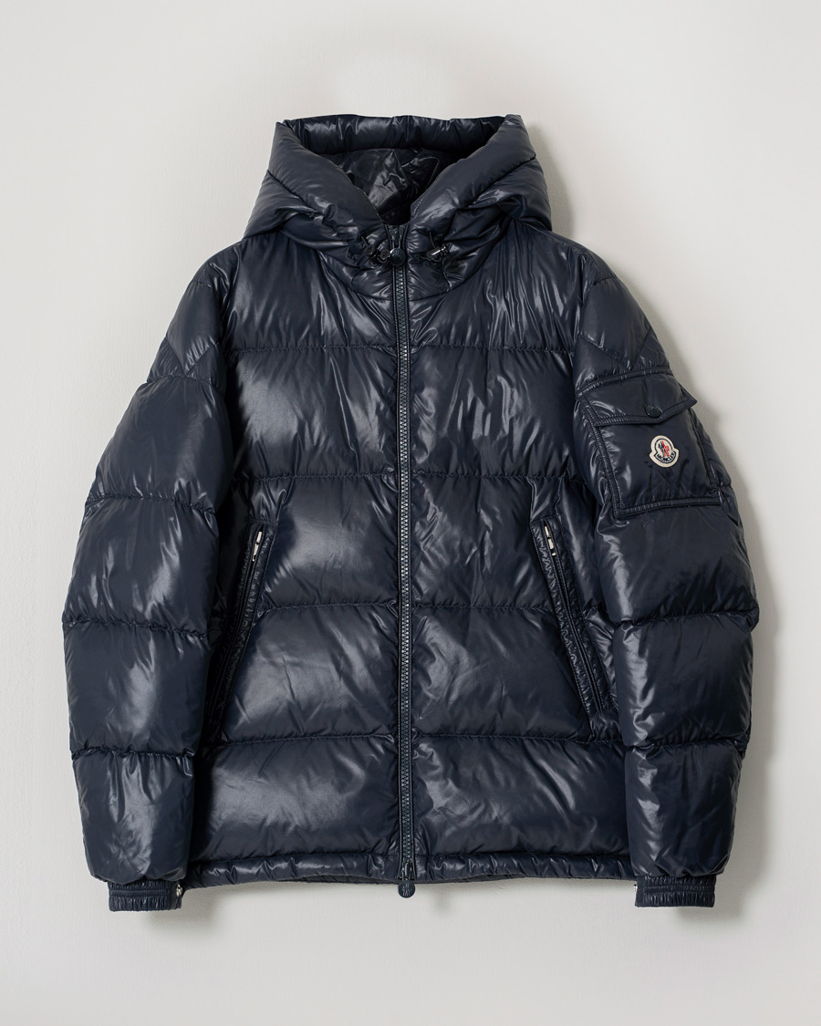 Homme | Manteaux Et Vestes | Pre-owned | Moncler Ecrins Gloss Down Jacket Navy