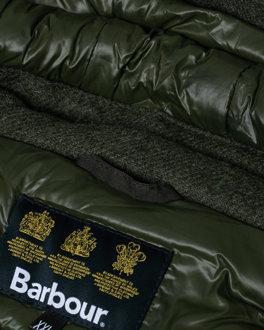 Homme | Manteaux Et Vestes | Pre-owned | Barbour Gold Standard Scalpay Hunting Hooded Wax Jacket Olive XXL