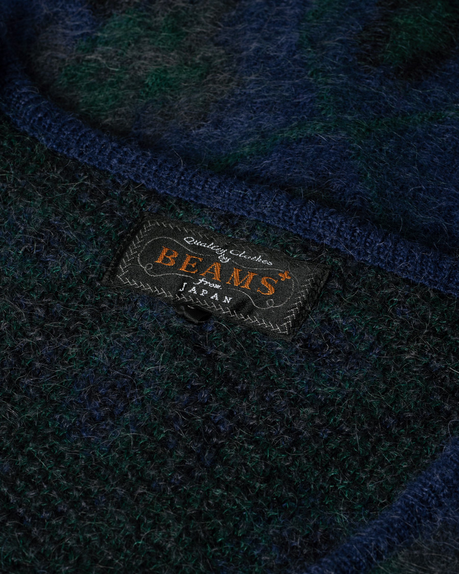 Homme | Pulls Et Tricots | Pre-owned | BEAMS PLUS Botanical Jacquard Cardigan Navy
